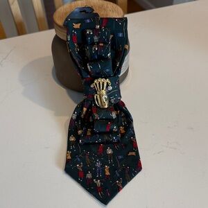 Italian Silk Golf Lovers Tie Nexklace